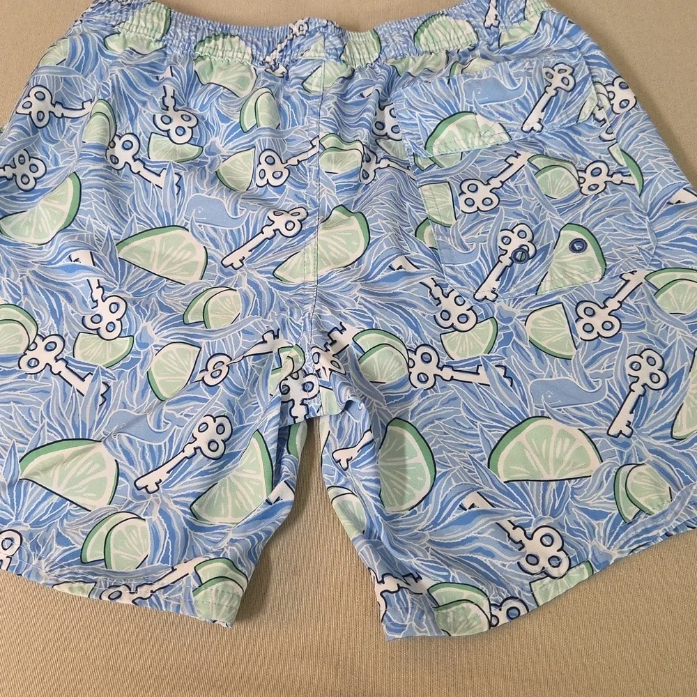 Vineyard Vines Key and Leaf Patterned Shorts Sz XS